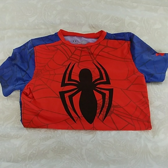 under armour spiderman shirt